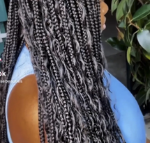 Boho Medium Knotless (not the ends just throughout)