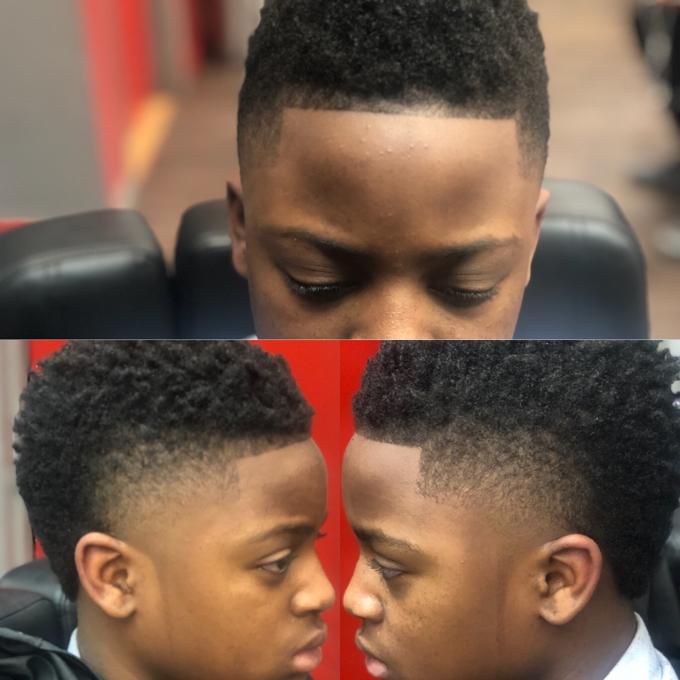 Kids faded cut- Tapered cut- MoHawk with Sponge