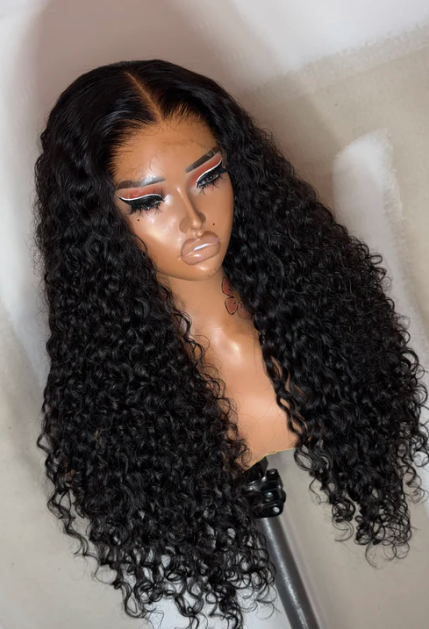 24” curly wavy unit