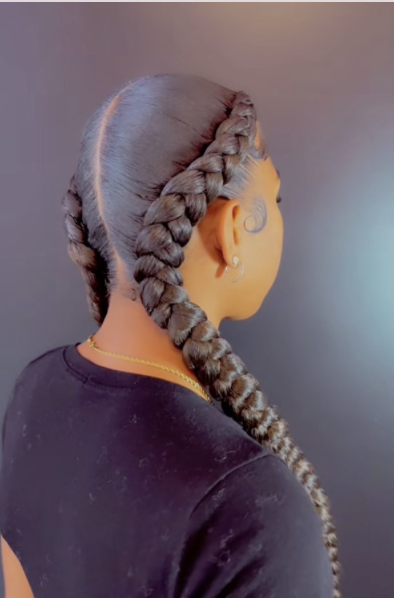 Two braids w extensions