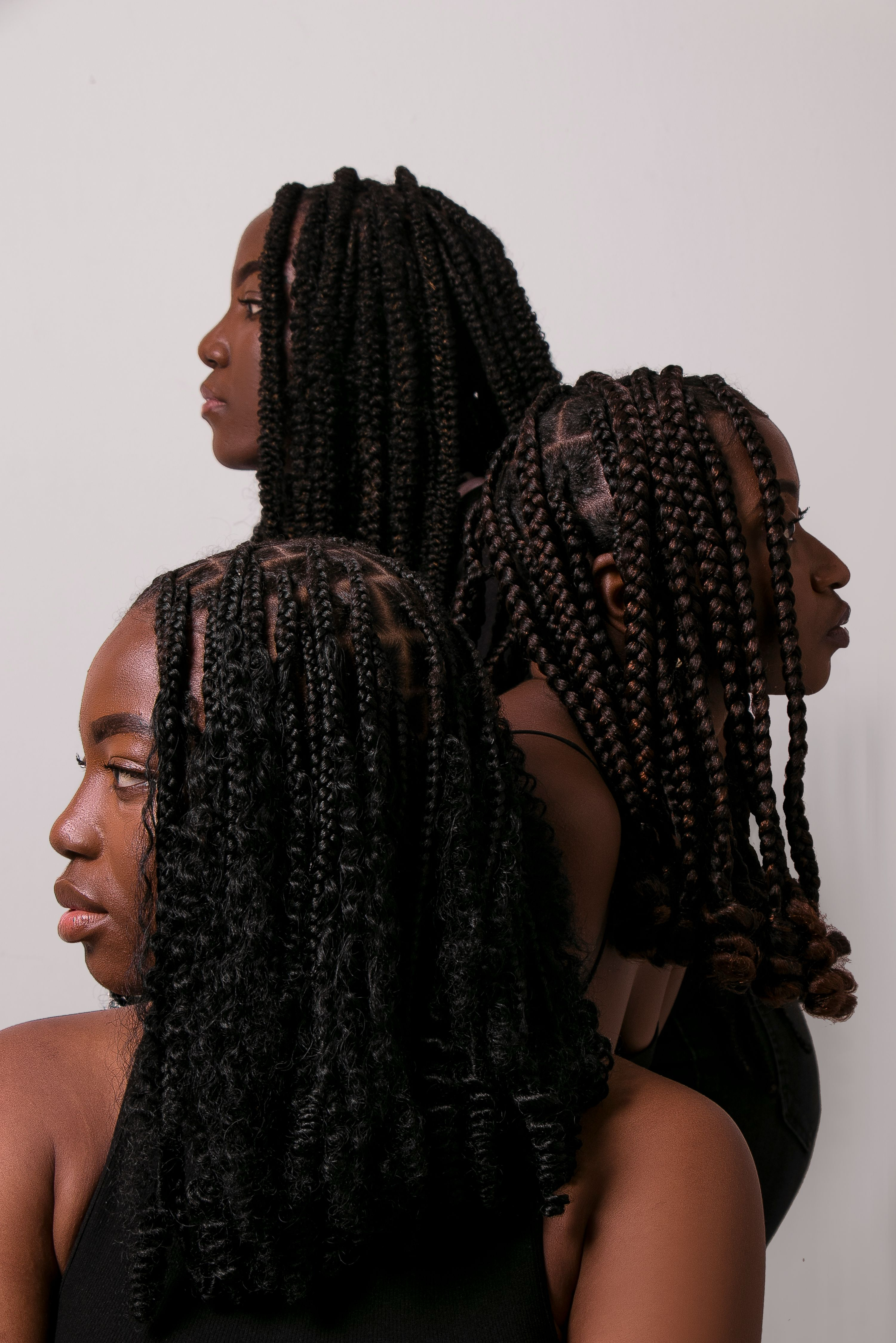 Medium Box Braids