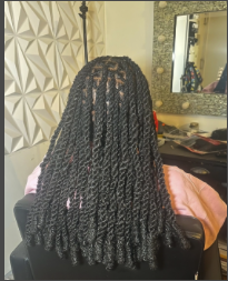 Cuban Twist Extensions (Mid Back)